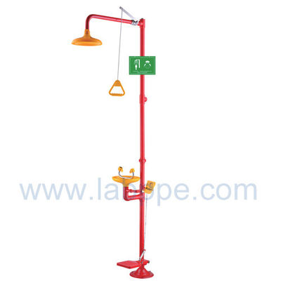 SH758AF-Emergency shower & eyewash station,GI eye wash station