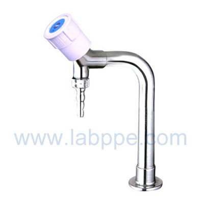 SHA4B- Single Way Lab Tap/Faucet,360 swing,304 สแตนเลส สีขาว / สีเทา